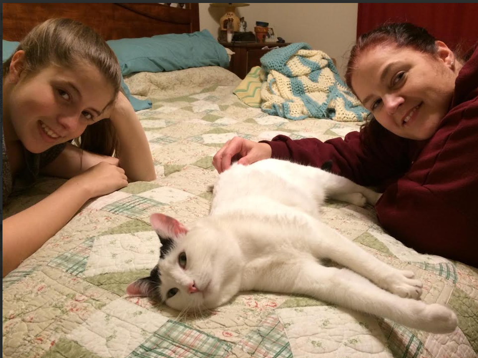 Edie Pie with new Family - Feb 2015